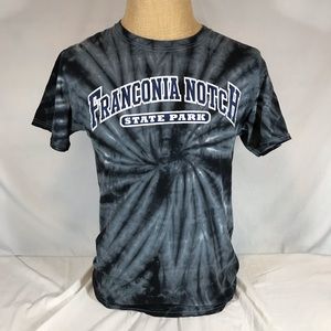 Franconia Notch State Park NH T Shirt Tie Dye Sm